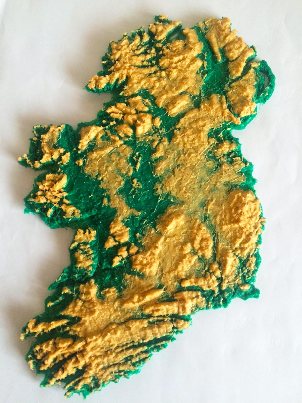 harta e 3d harta e irlandës