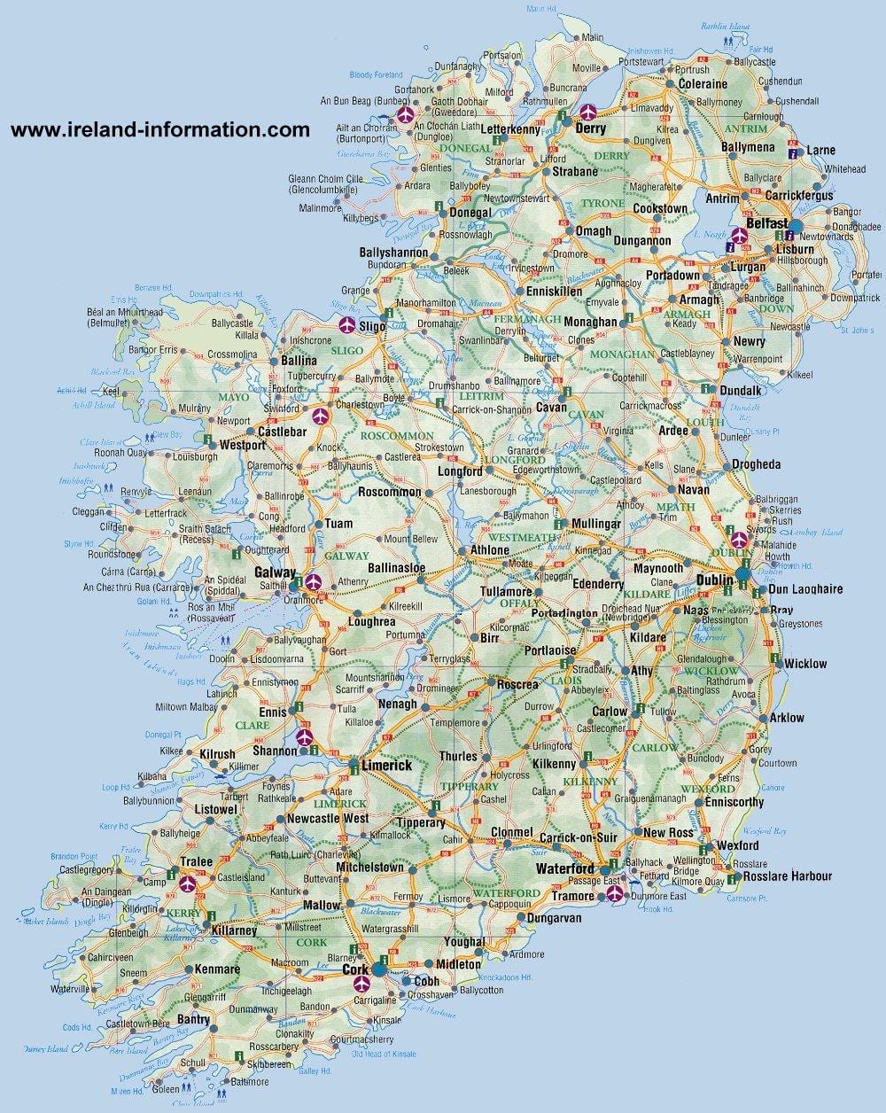 harta e blackrock irlandë