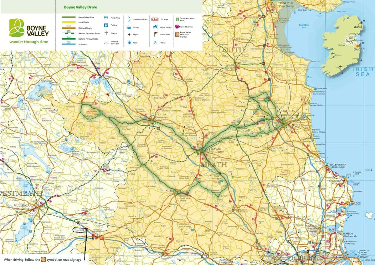 harta e boyne luginën irlandë