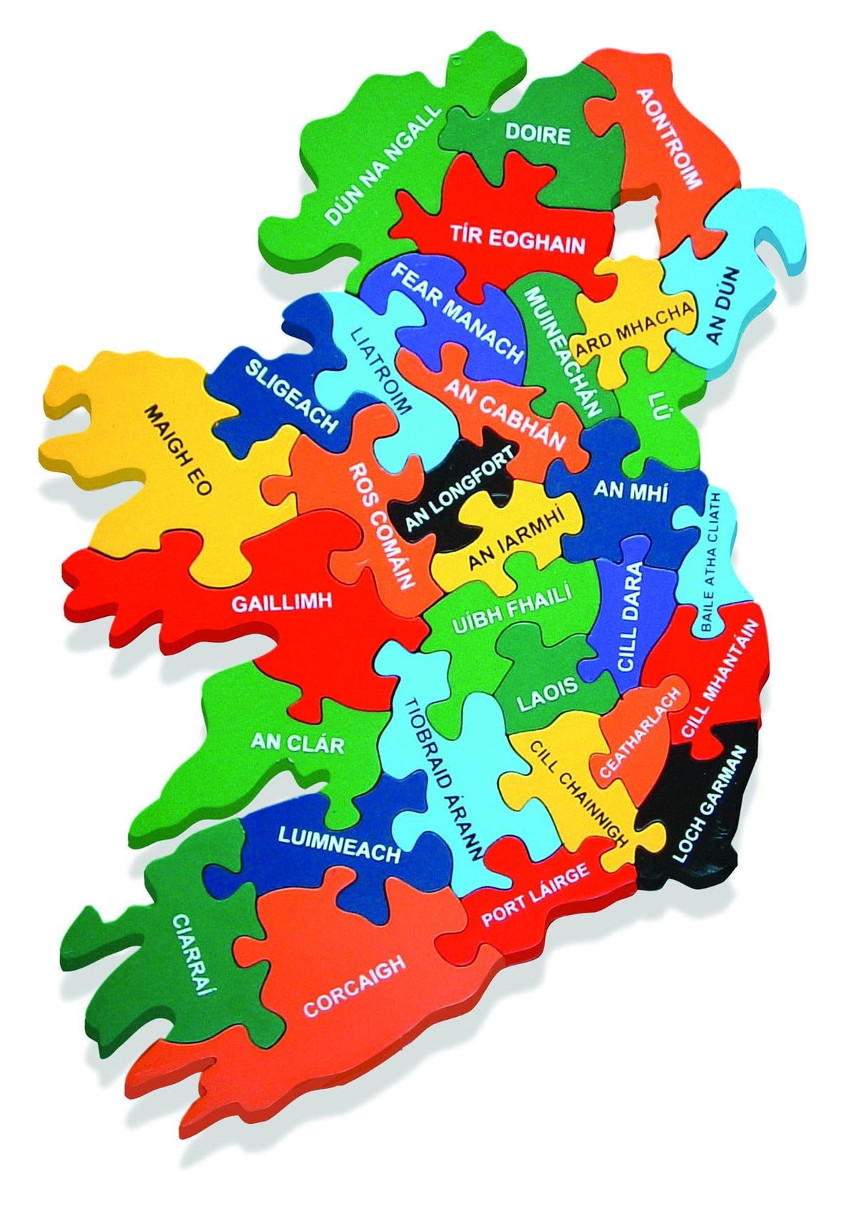 harta e hartës së irlandës si gaeilge