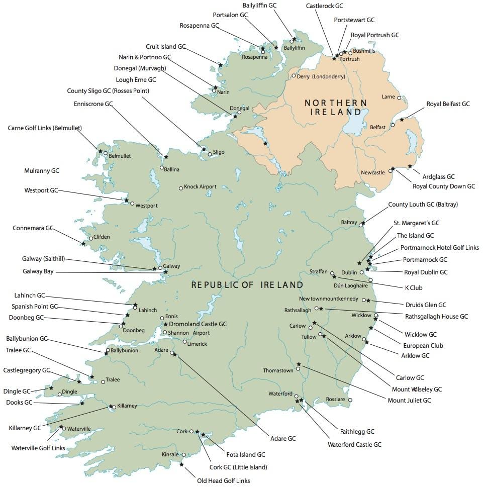 më të mirë hartën e irlandës