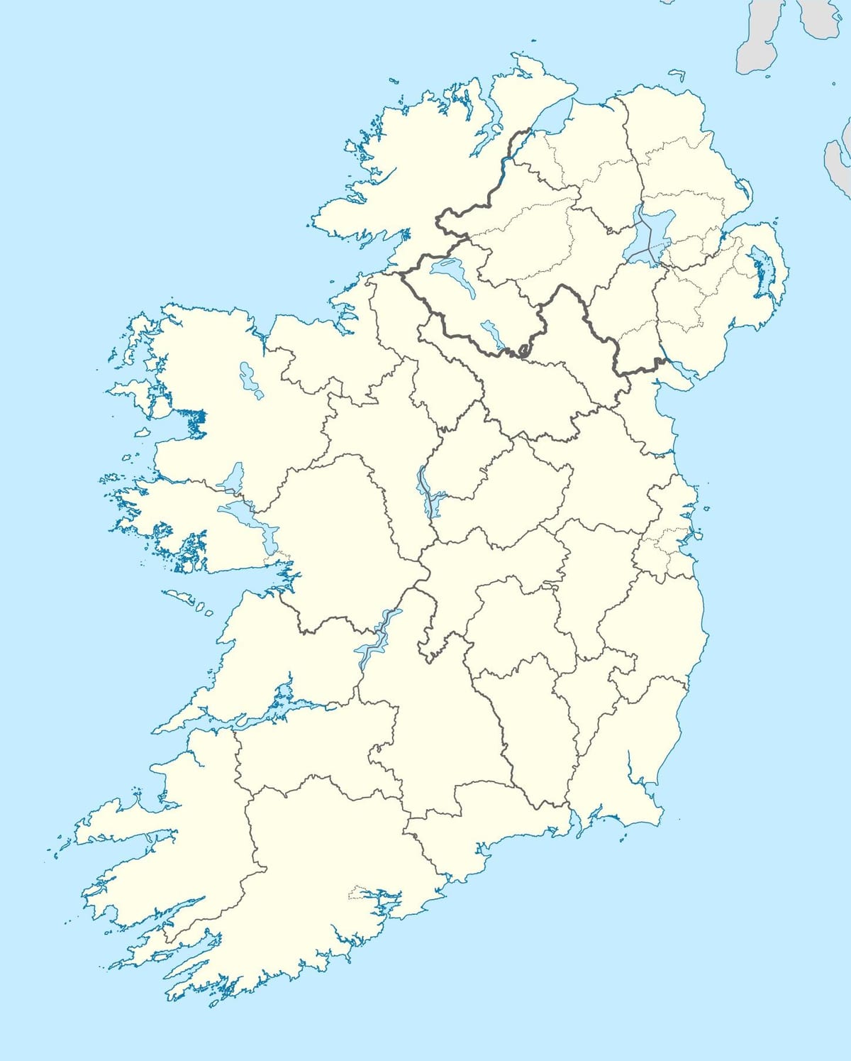 harta e ishujt e irlandës