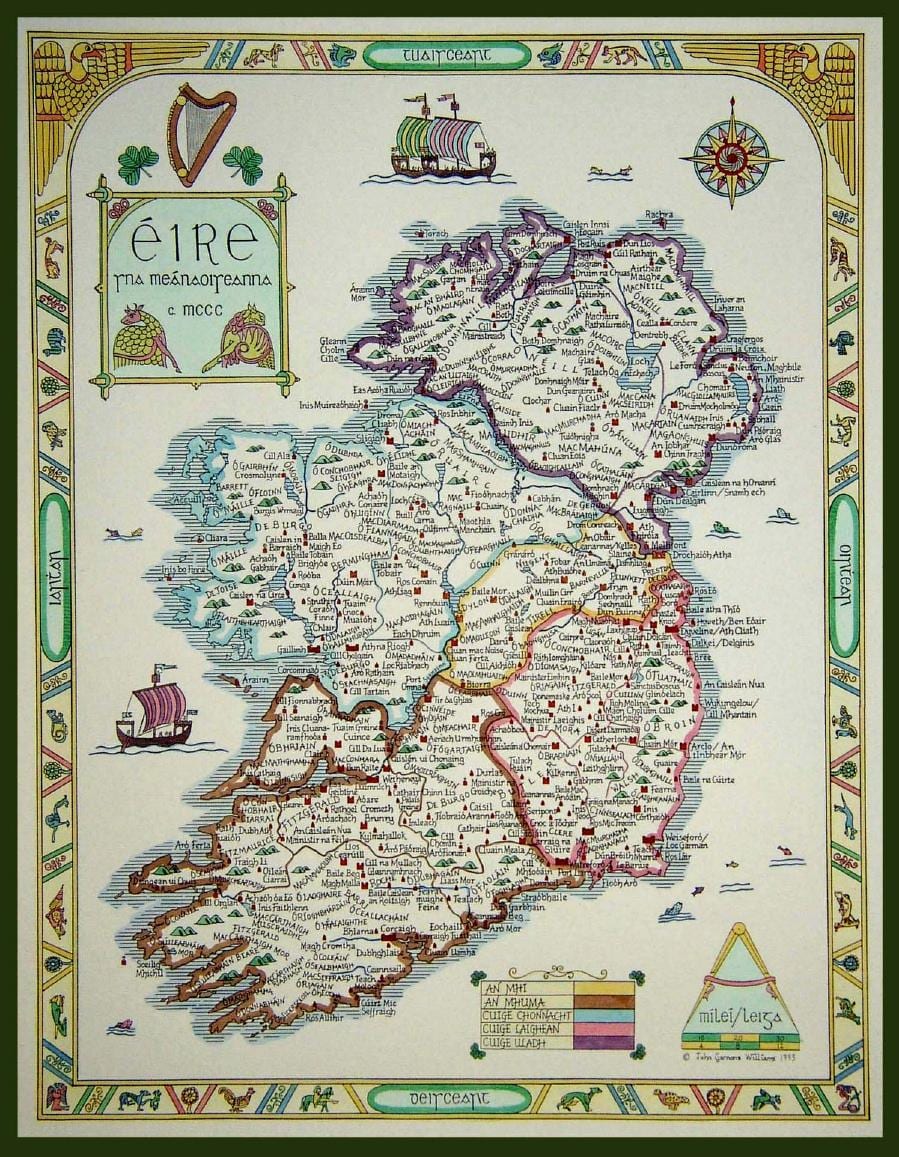 harta e mesjetare irlandë