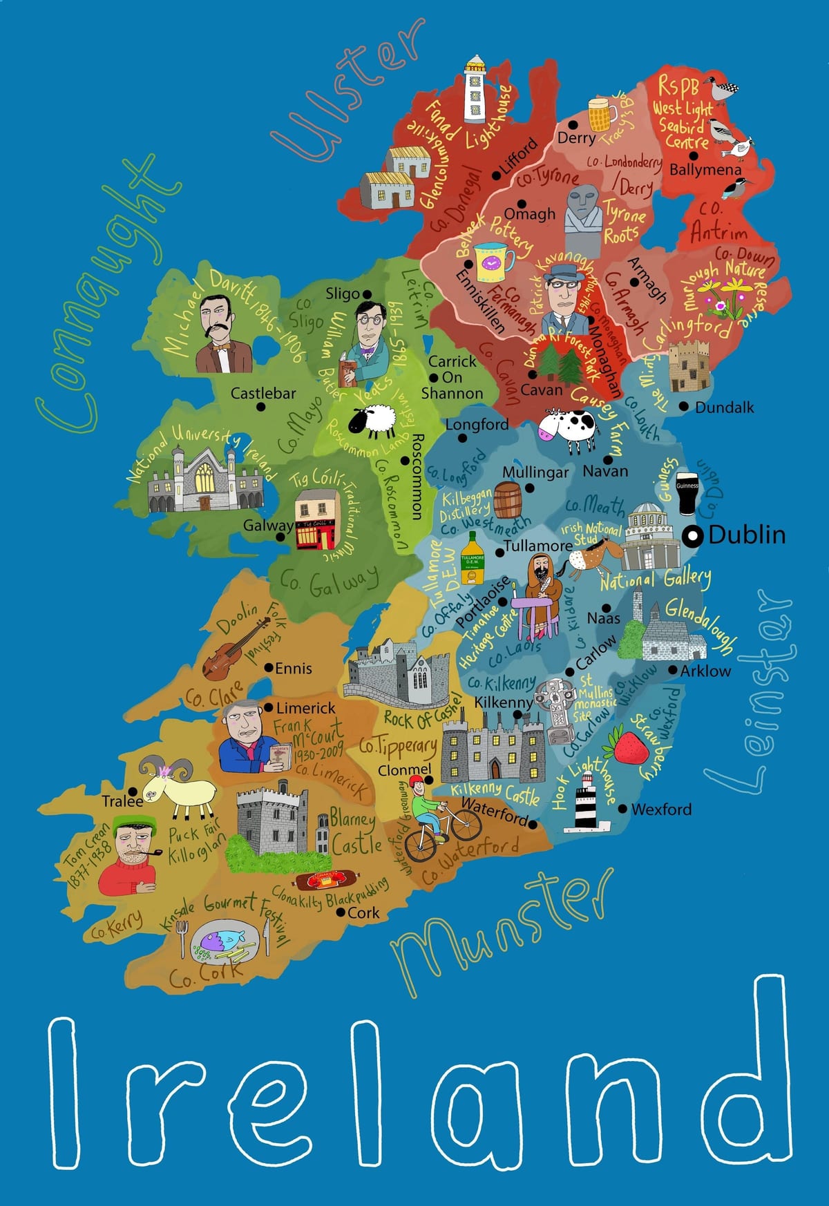 harta e irlandës për fëmijët