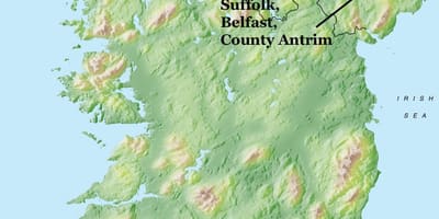 Harta e belfast të irlandës veriore