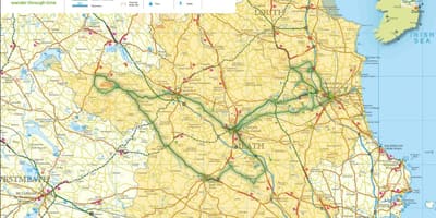 Harta e boyne luginën irlandë