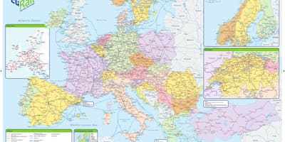 Harta e eurail irlandë