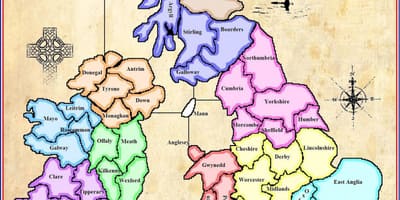 Harta e hartës së irlandës lojë