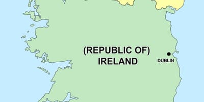 harta e irlandës veriore dhe të republikës së irlandës