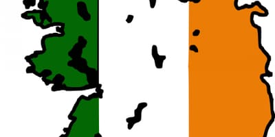 Harta e irlandës flamurit