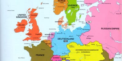 Harta e irlandë dhe në evropë