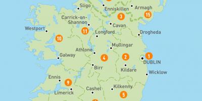 Irlanda në hartë