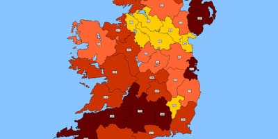 Harta e irlandës kodi postar