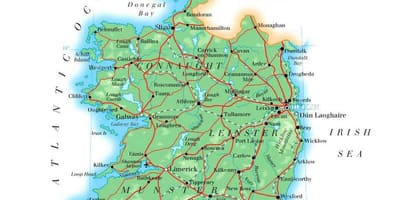 Harta e irlandës lartësi 