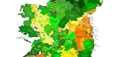 Harta e klanit harta e irlandës