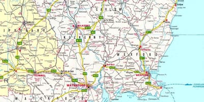 Harta e europës juglindore irlandë