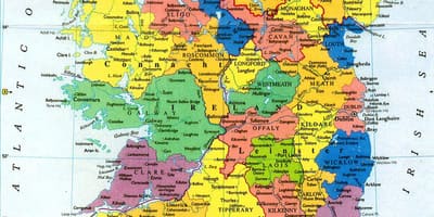 Të mëdha muri hartën e irlandës