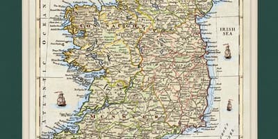 Harta e paraqitur harta e irlandës