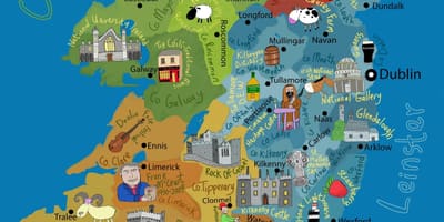 Harta e irlandës për fëmijët