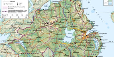 Street map irlanda veriore